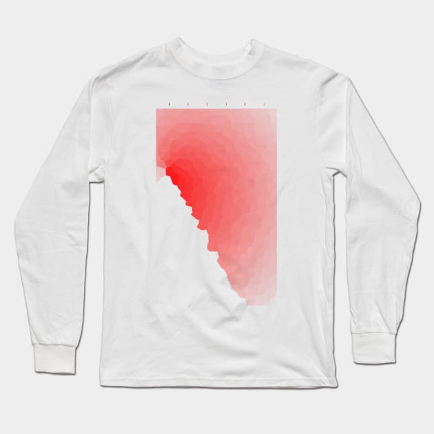 Red on Impact Long Sleeve T-Shirt by Jack Schlaack Design